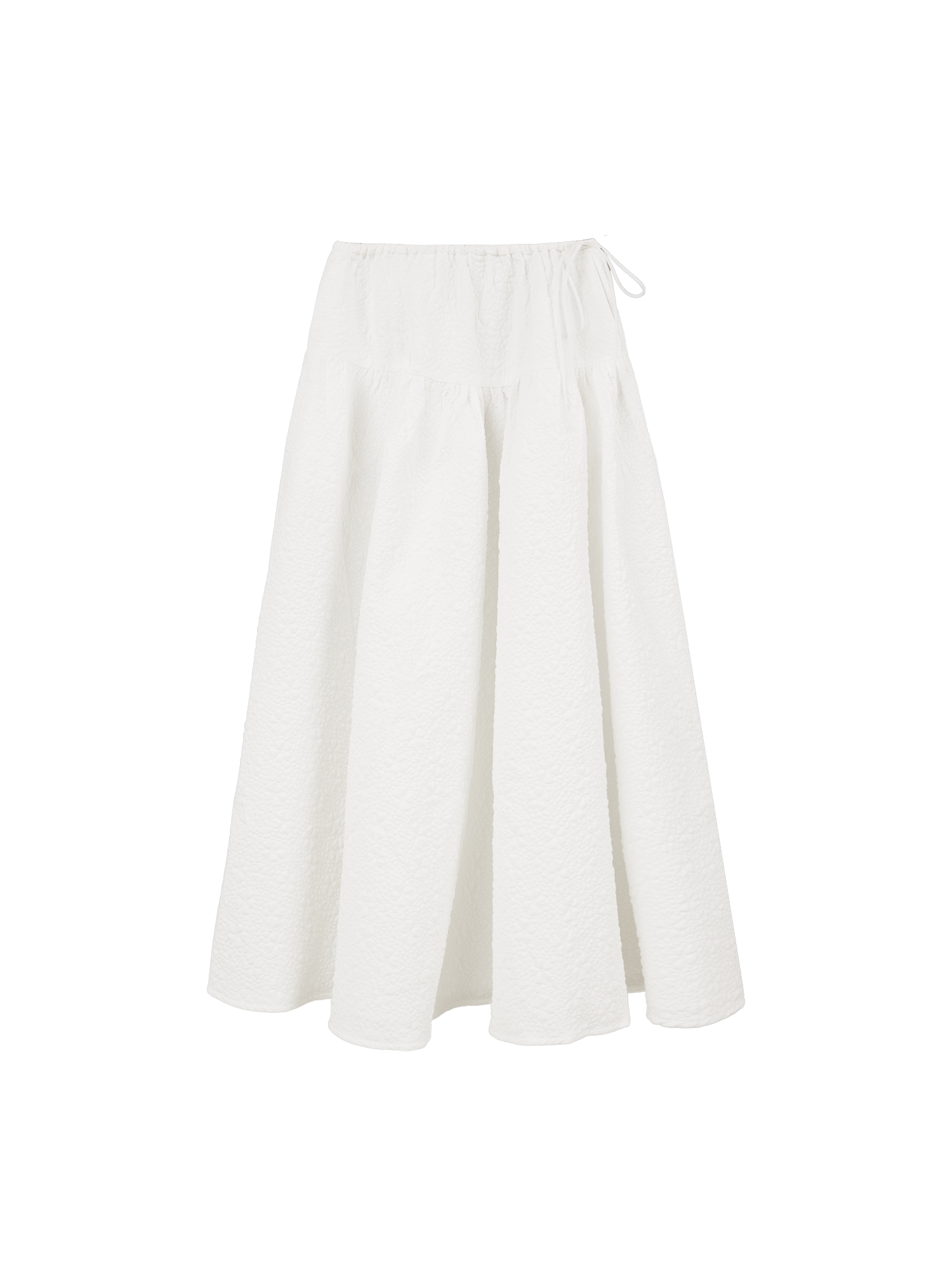 Field Gathered Skirt (Alabaster)