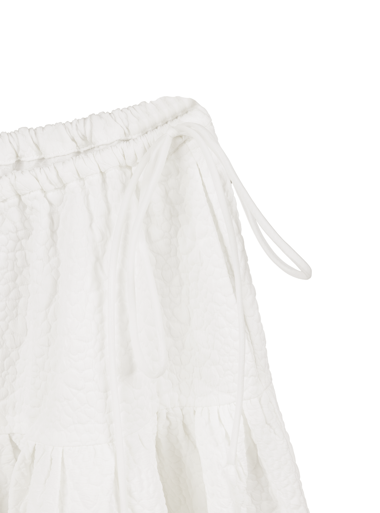 Field Gathered Skirt (Alabaster)