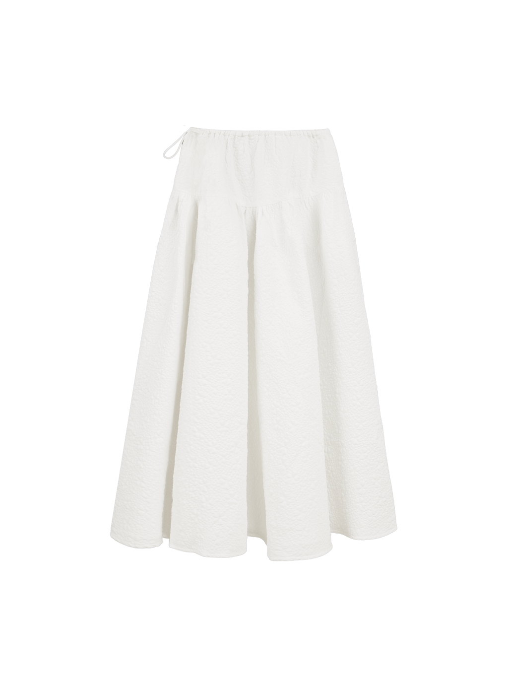Field Gathered Skirt (Alabaster)