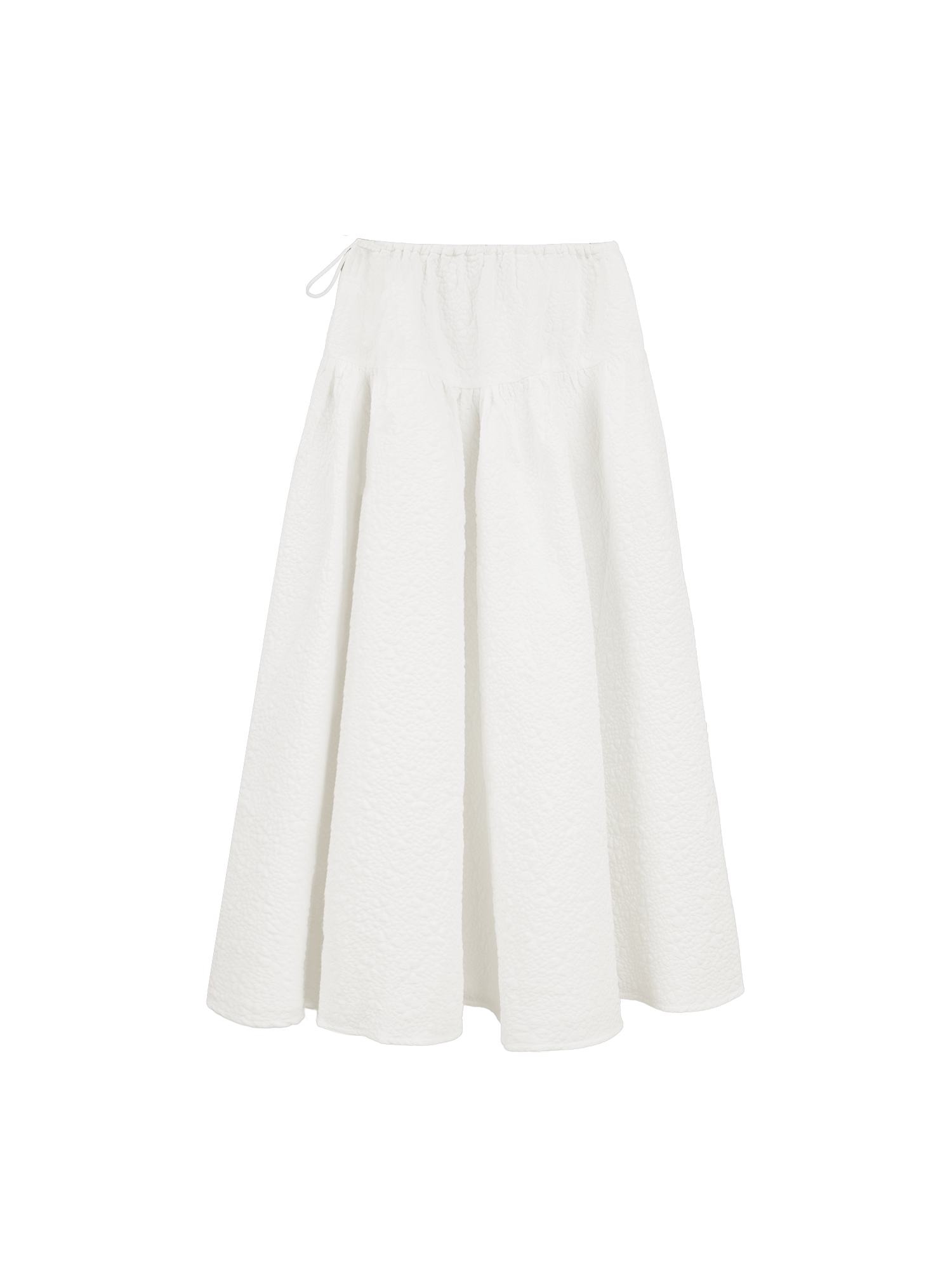 Field Gathered Skirt (Alabaster)
