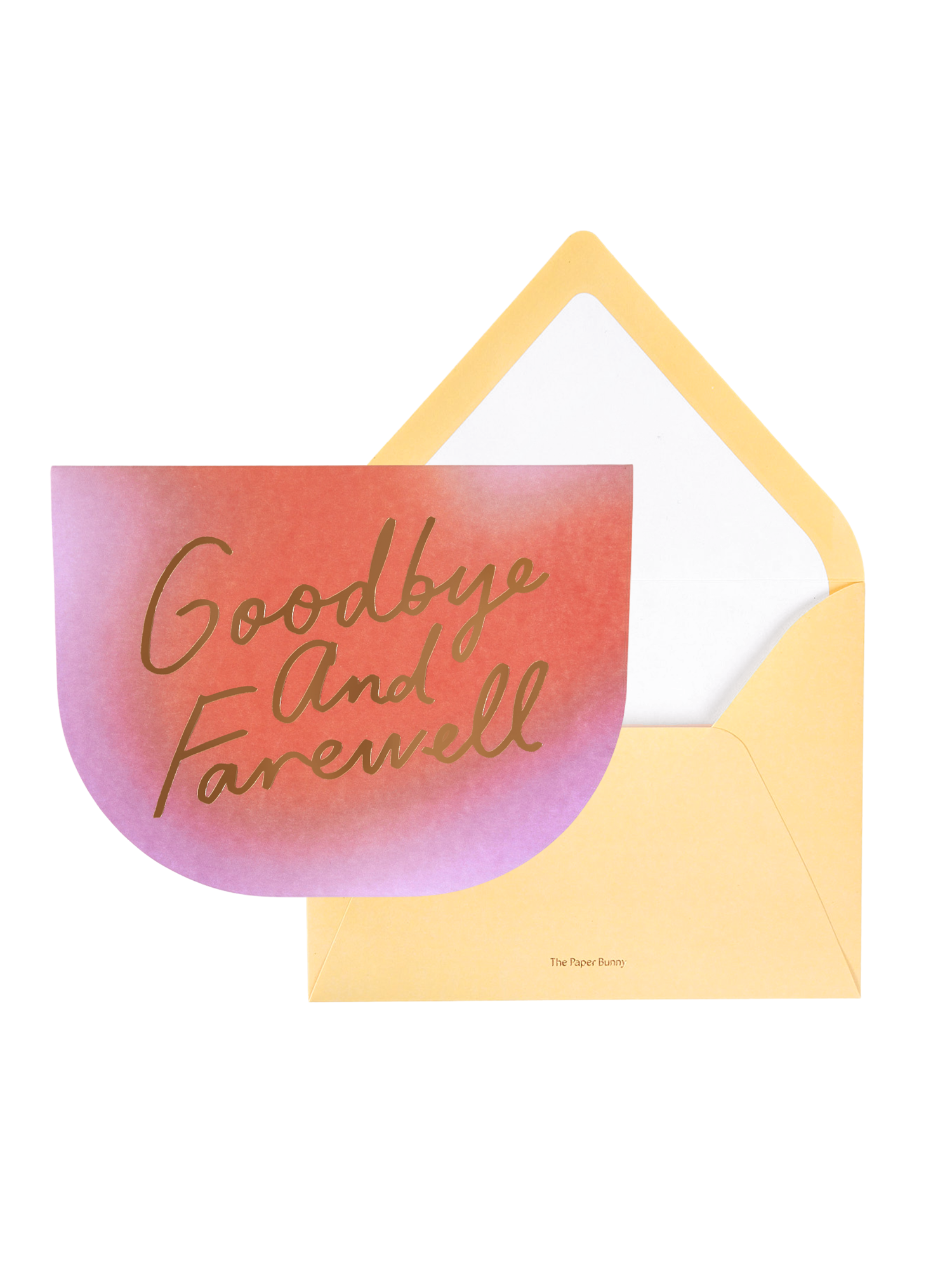 Goodbye & Farewell Greeting Card