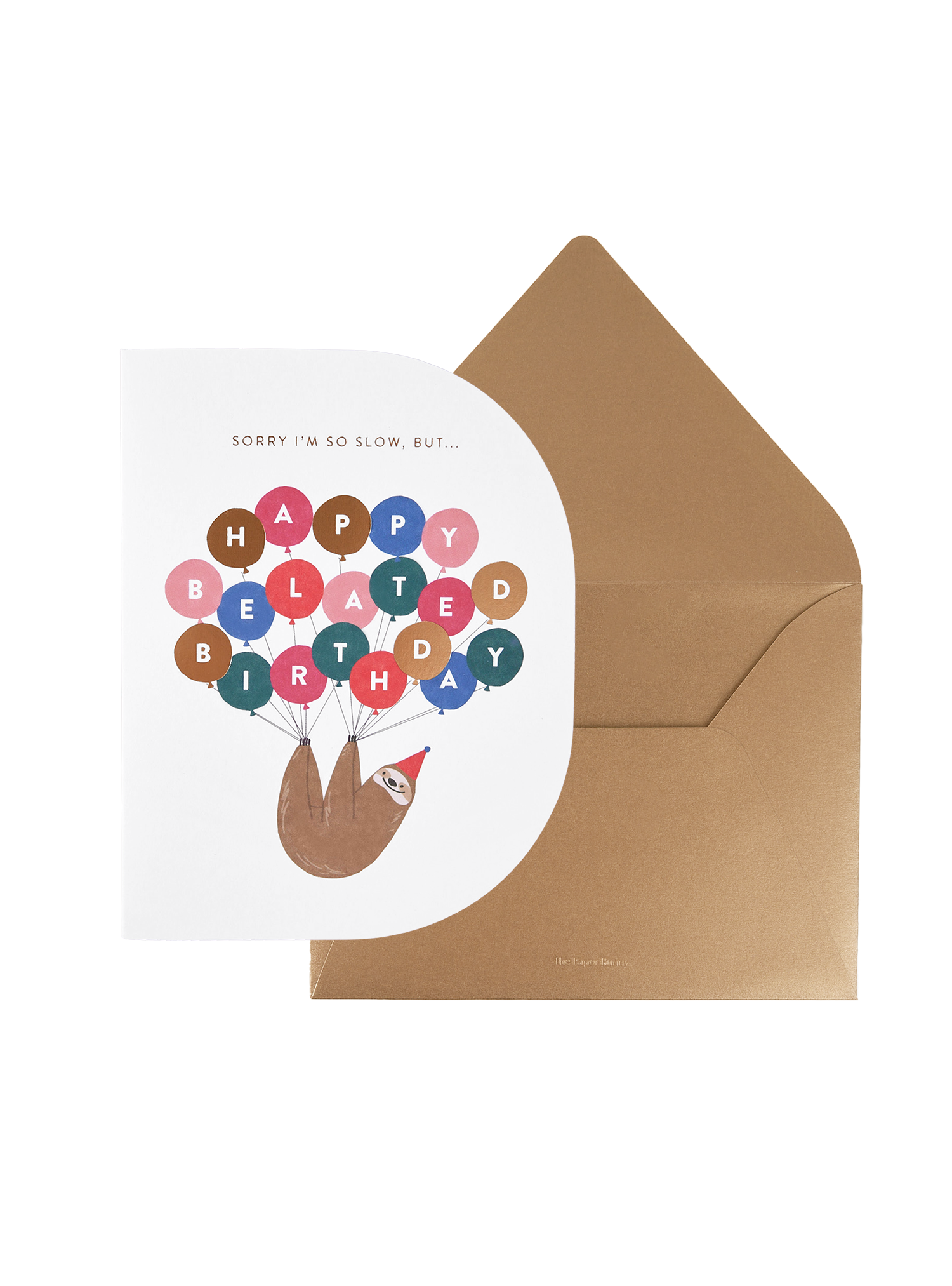Happy Belated Birthday Greeting Card