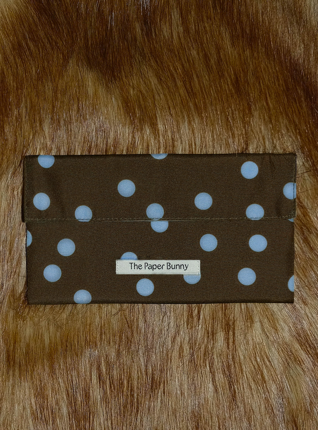 Mini Pocket Pouch (Polka Dot Truffle)