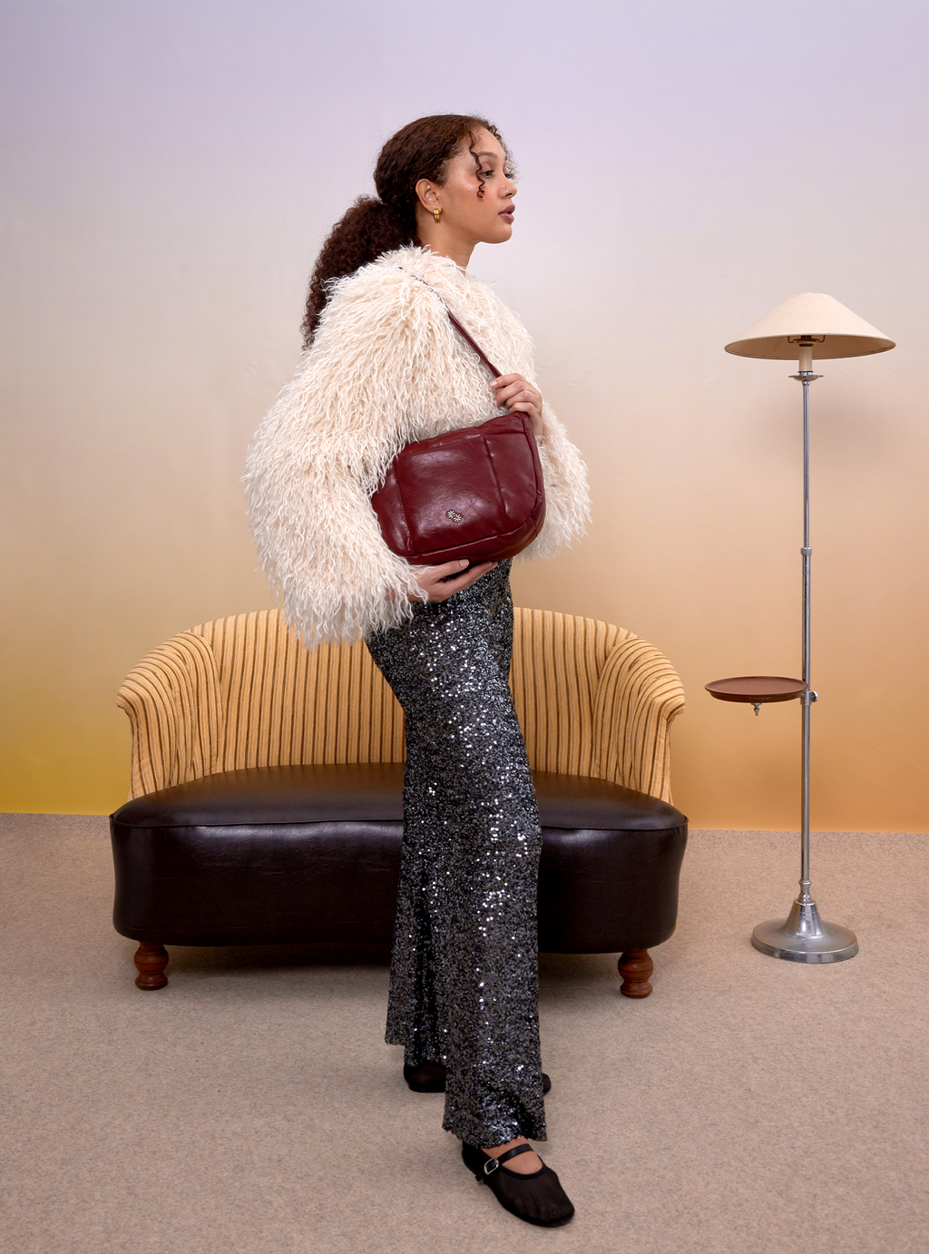 Puffer Swing (Rich Dark Cherry)