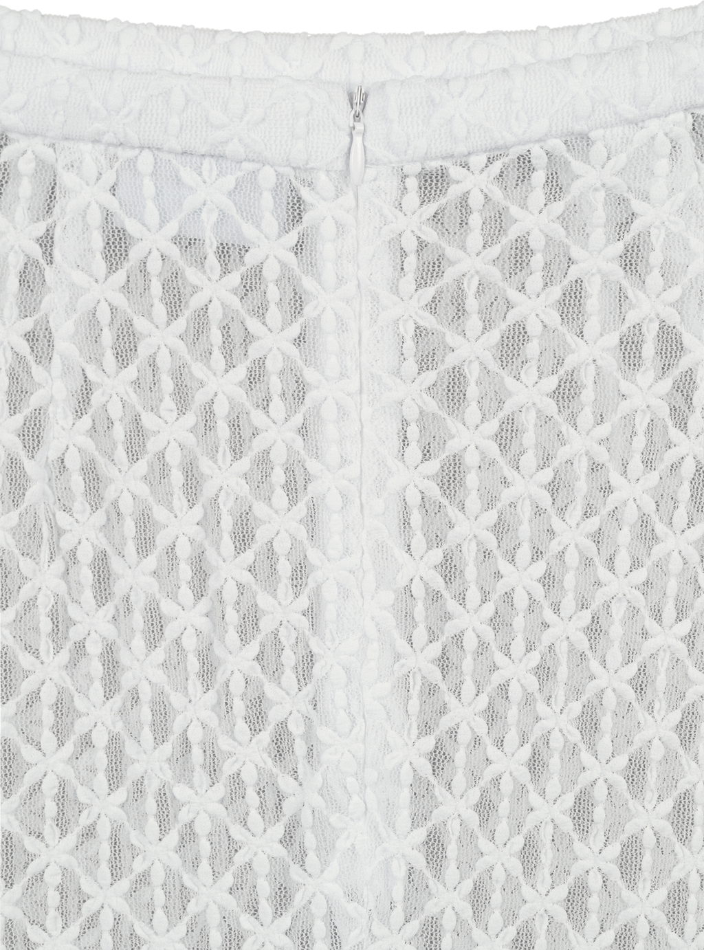 Lace Column Skirt (Eggshell)