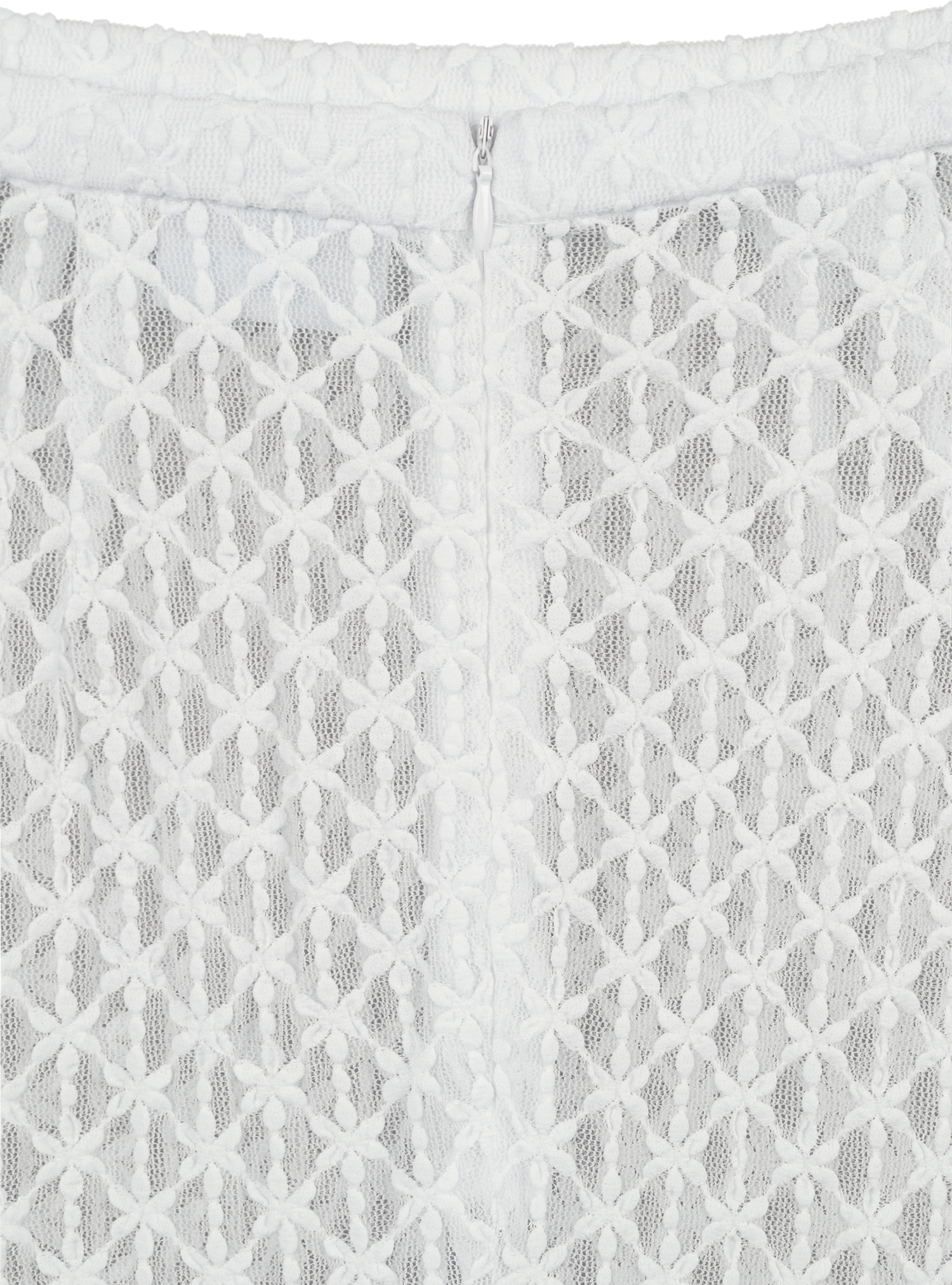 Lace Column Skirt (Eggshell)