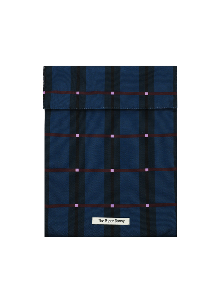 Large Pocket Pouch (Grid Twilight)