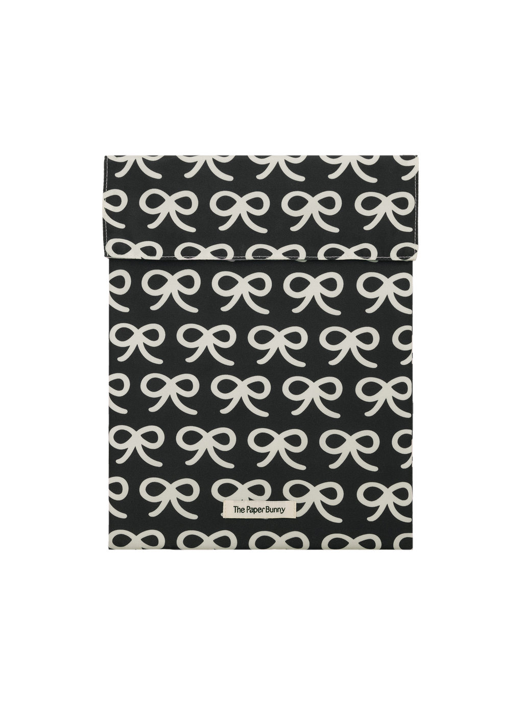 Large Pocket Pouch (Ribbons Black)