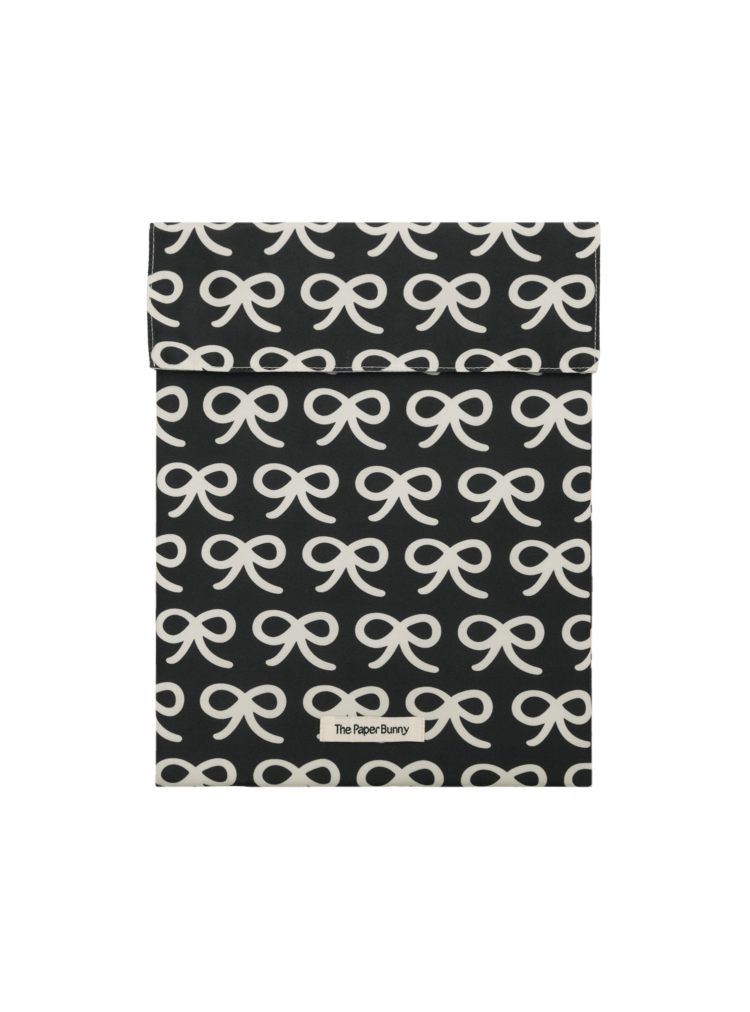 Large Pocket Pouch (Ribbons Black)