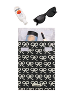 Large Pocket Pouch (Ribbons Black)