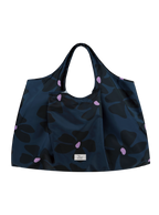 Large Reusable Tote (Flora Navy)