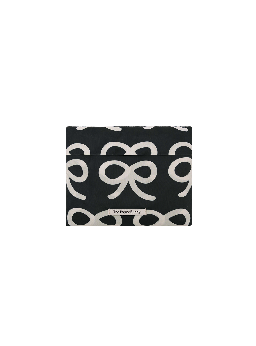 Large Reusable Tote (Ribbons Black)