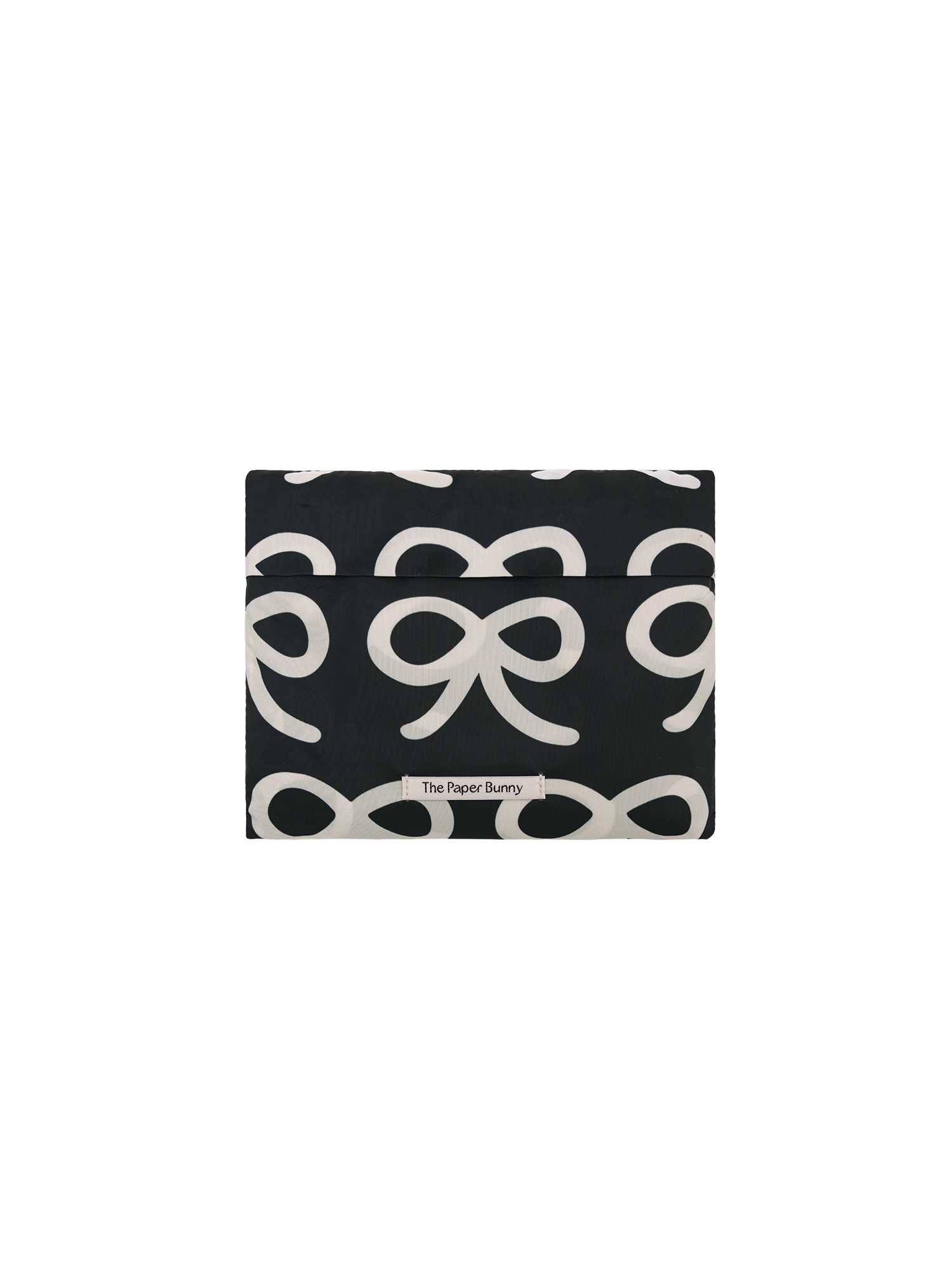 Large Reusable Tote (Ribbons Black)