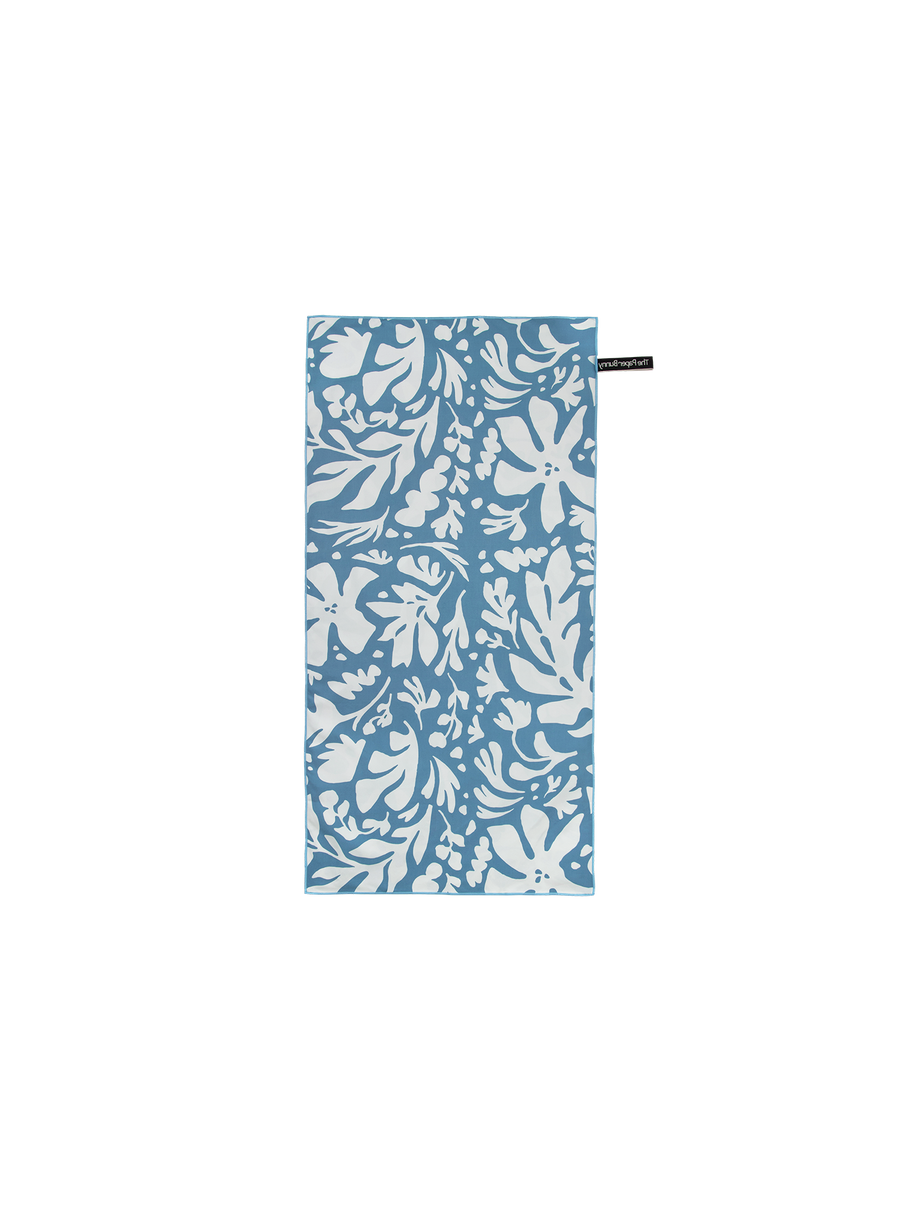 Mini Travel Towel (Garden Blue)