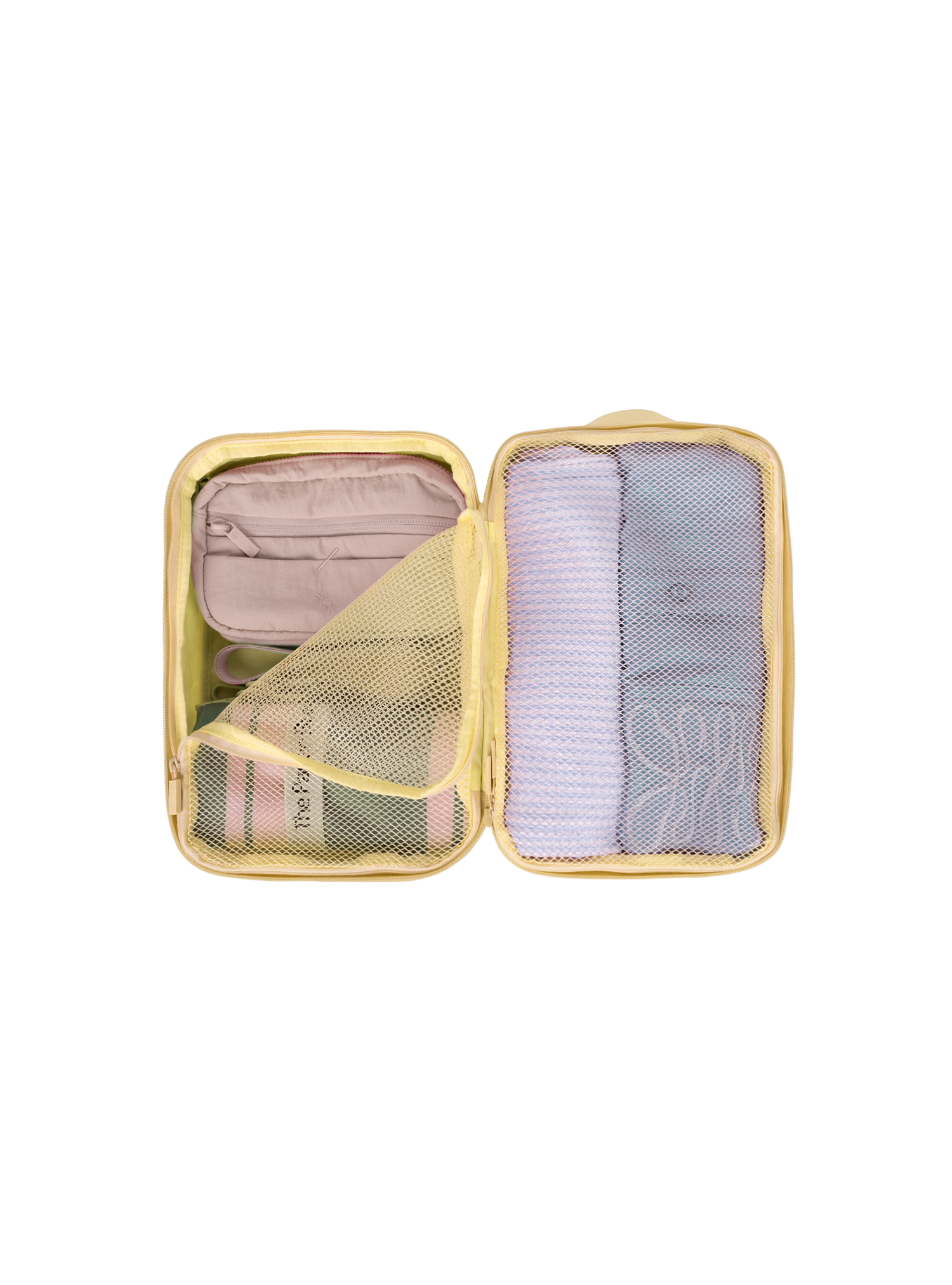 Mini Packing Cube (Polka Dot Lemon)