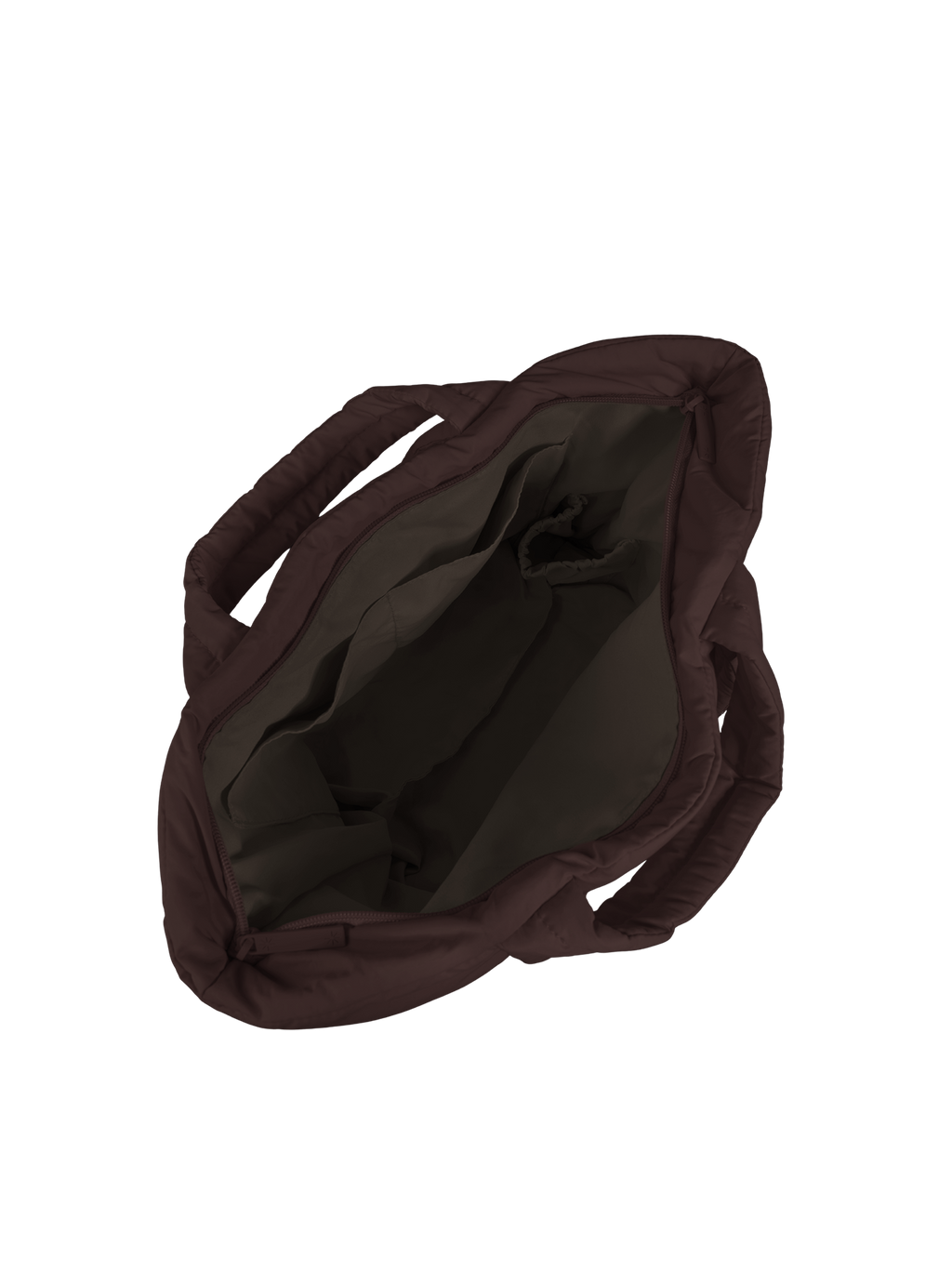 Puffer Shopper (Gloss Coffee)