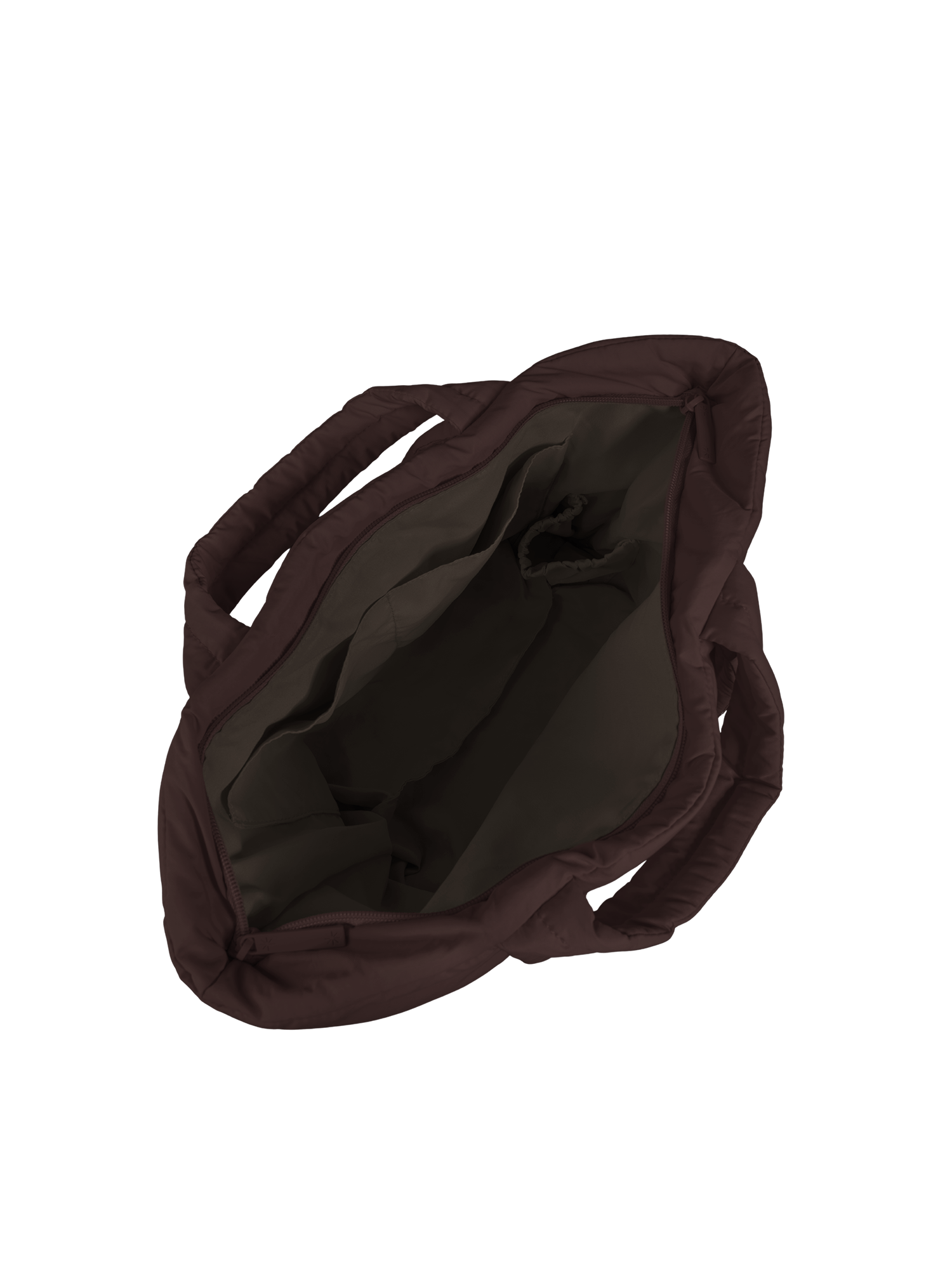 Puffer Shopper (Gloss Coffee)