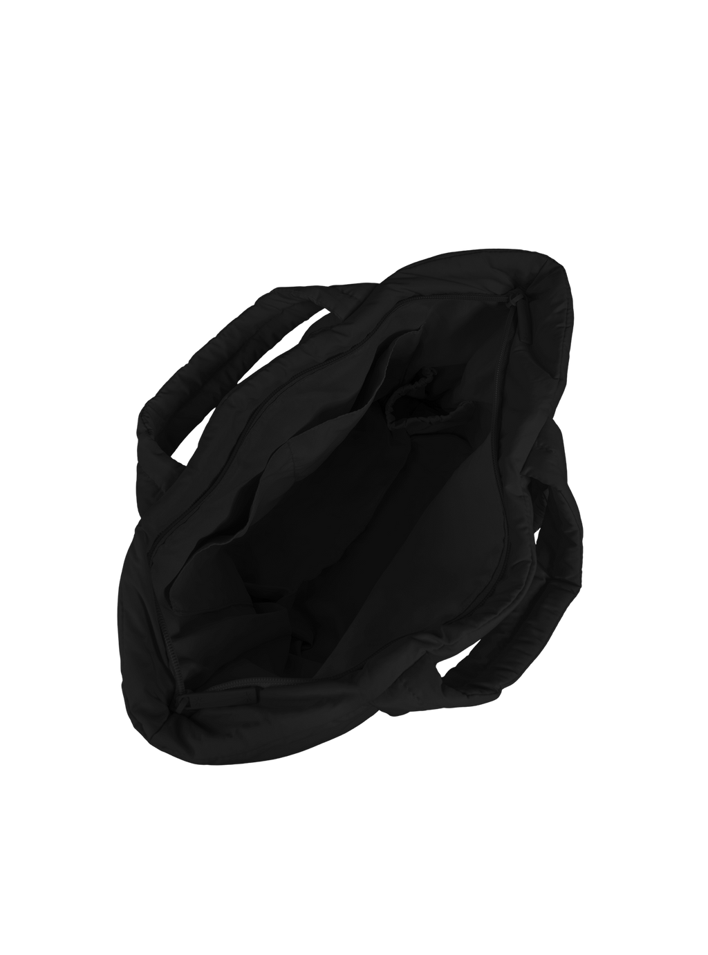 Puffer Shopper (Gloss Raven)