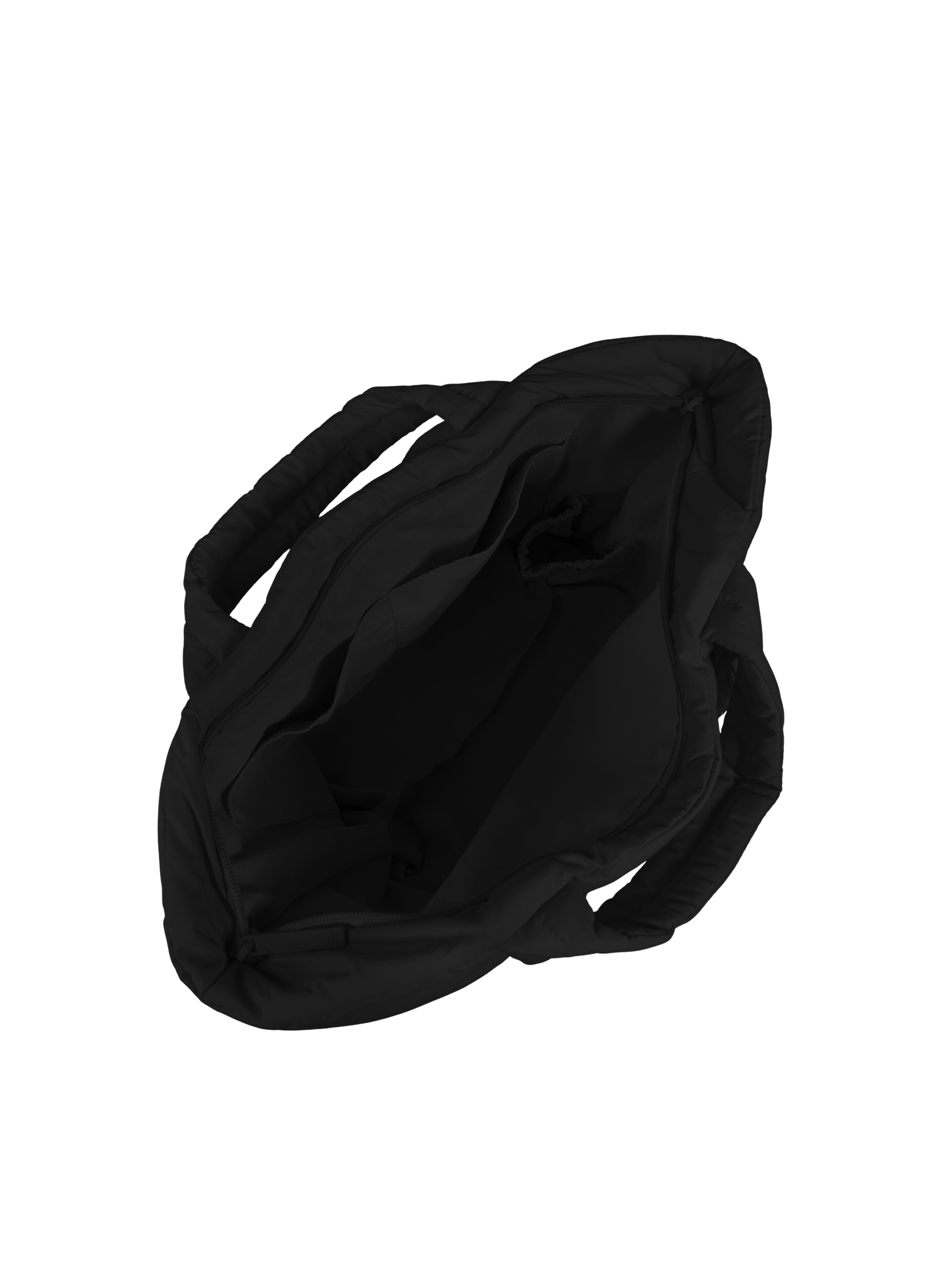 Puffer Shopper (Gloss Raven)
