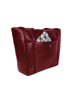 Puffer Shopper (Rich Dark Cherry)