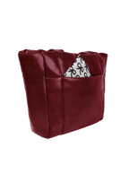 Puffer Shopper (Rich Dark Cherry)