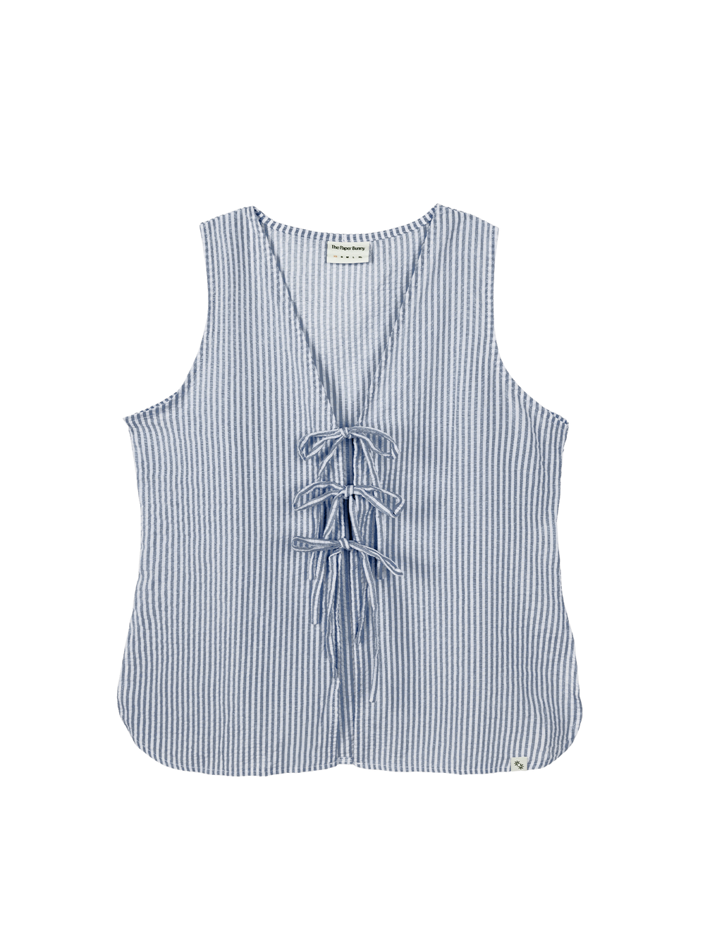 Relaxed Tie Vest (Bay)