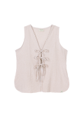 Relaxed Tie Vest (Hay)