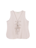 Relaxed Tie Vest (Hay)