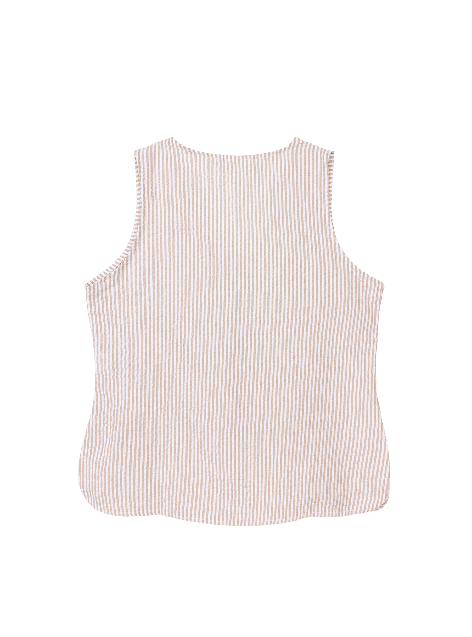 Relaxed Tie Vest (Hay)