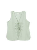 Relaxed Tie Vest (Palm)