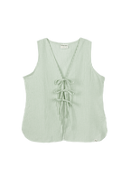 Relaxed Tie Vest (Palm)