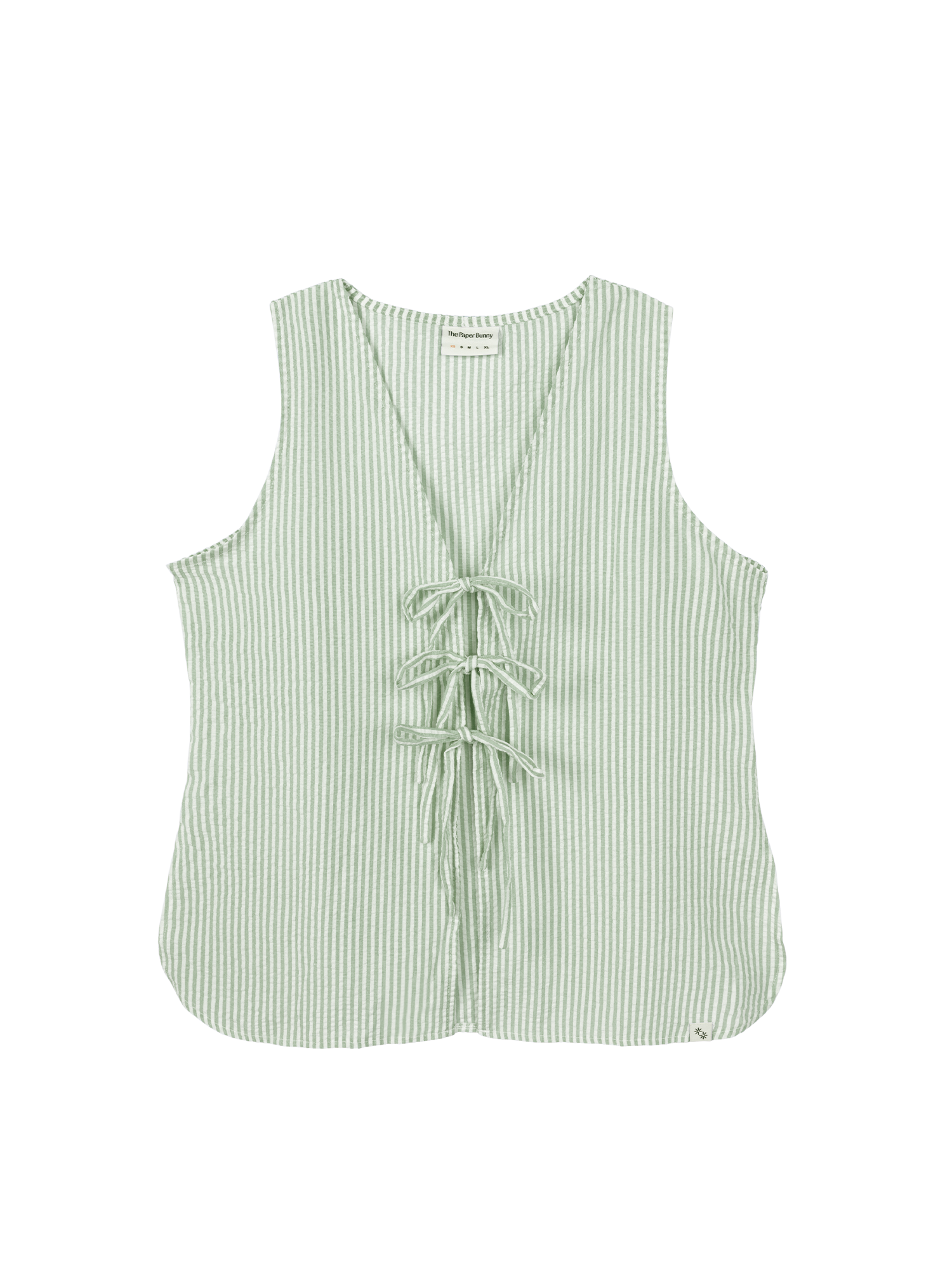 Relaxed Tie Vest (Palm)