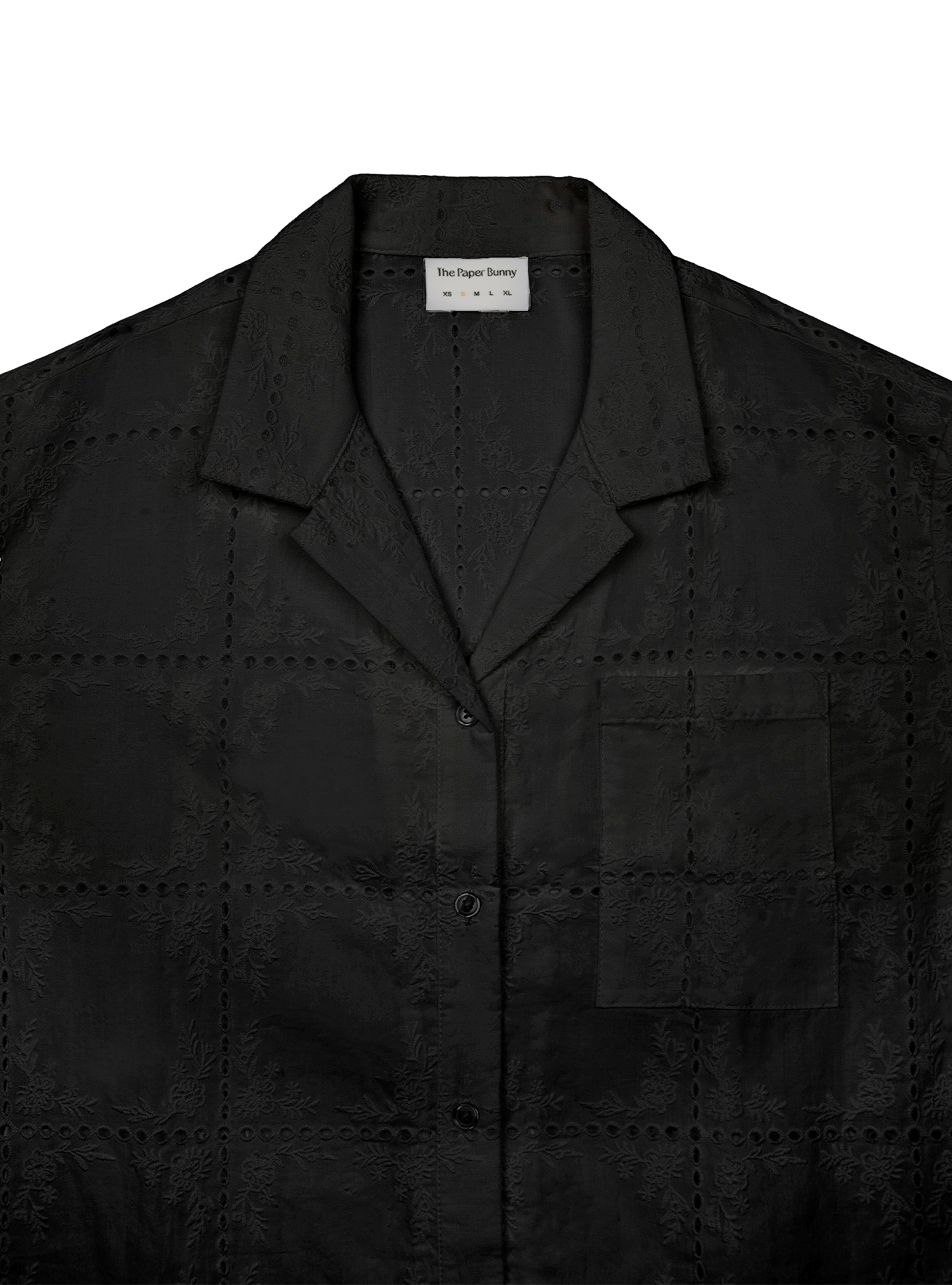 Resort Shirt (Broderie Black)