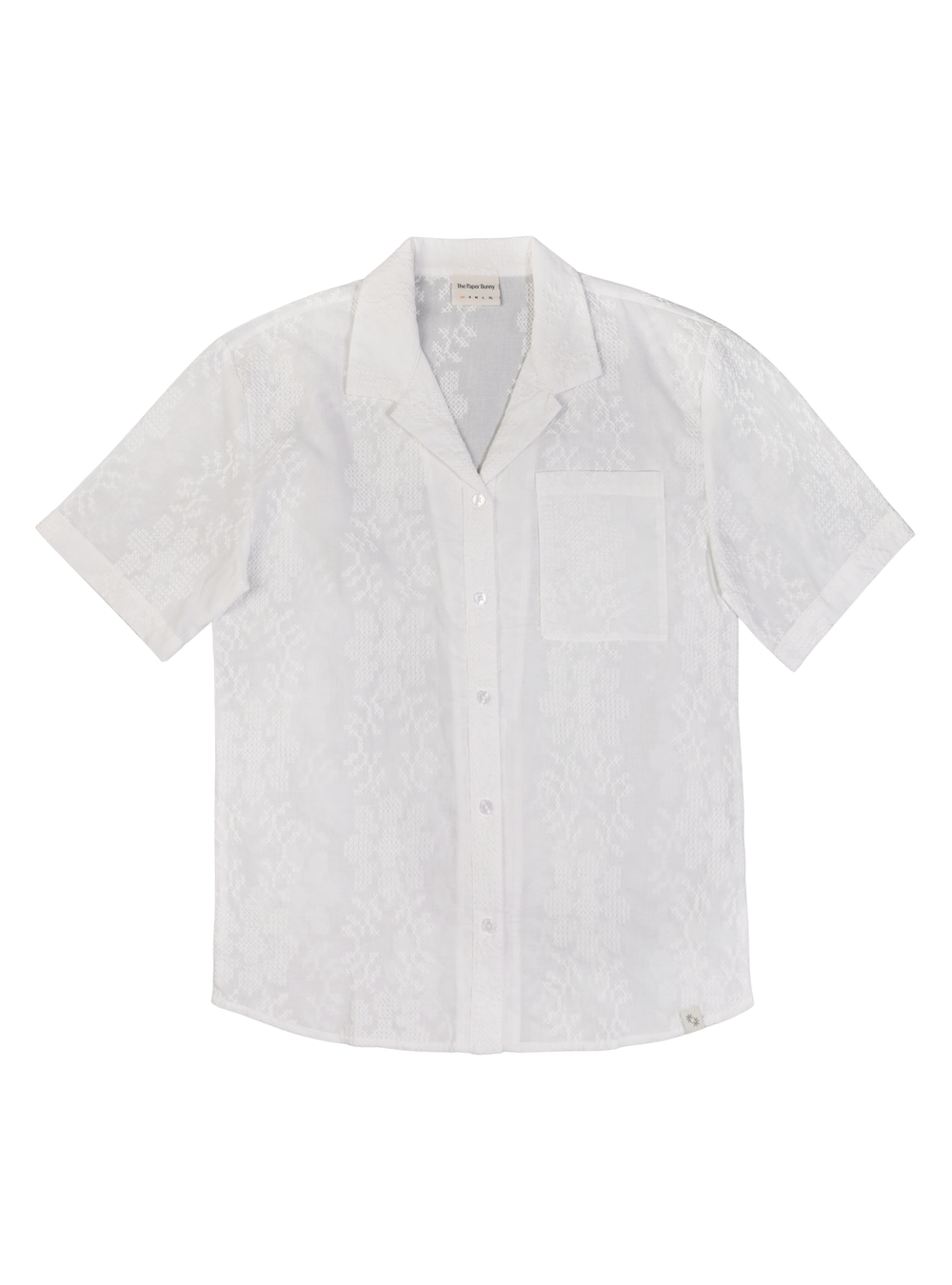 Resort Shirt (Cross-stitch Ivory)