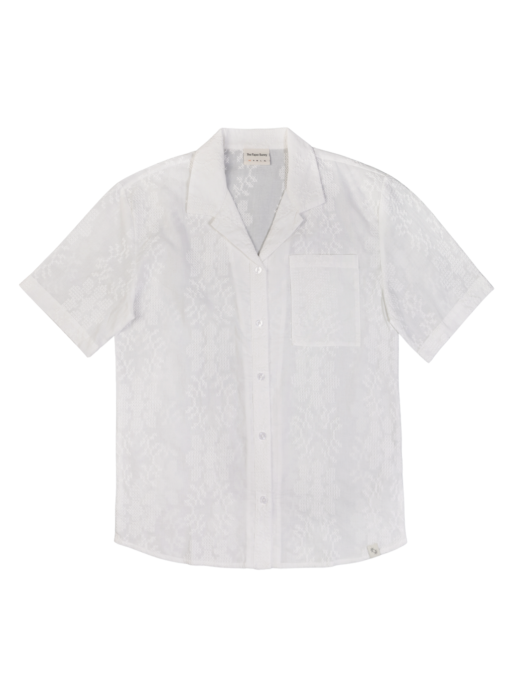 Resort Shirt (Cross-stitch Ivory)