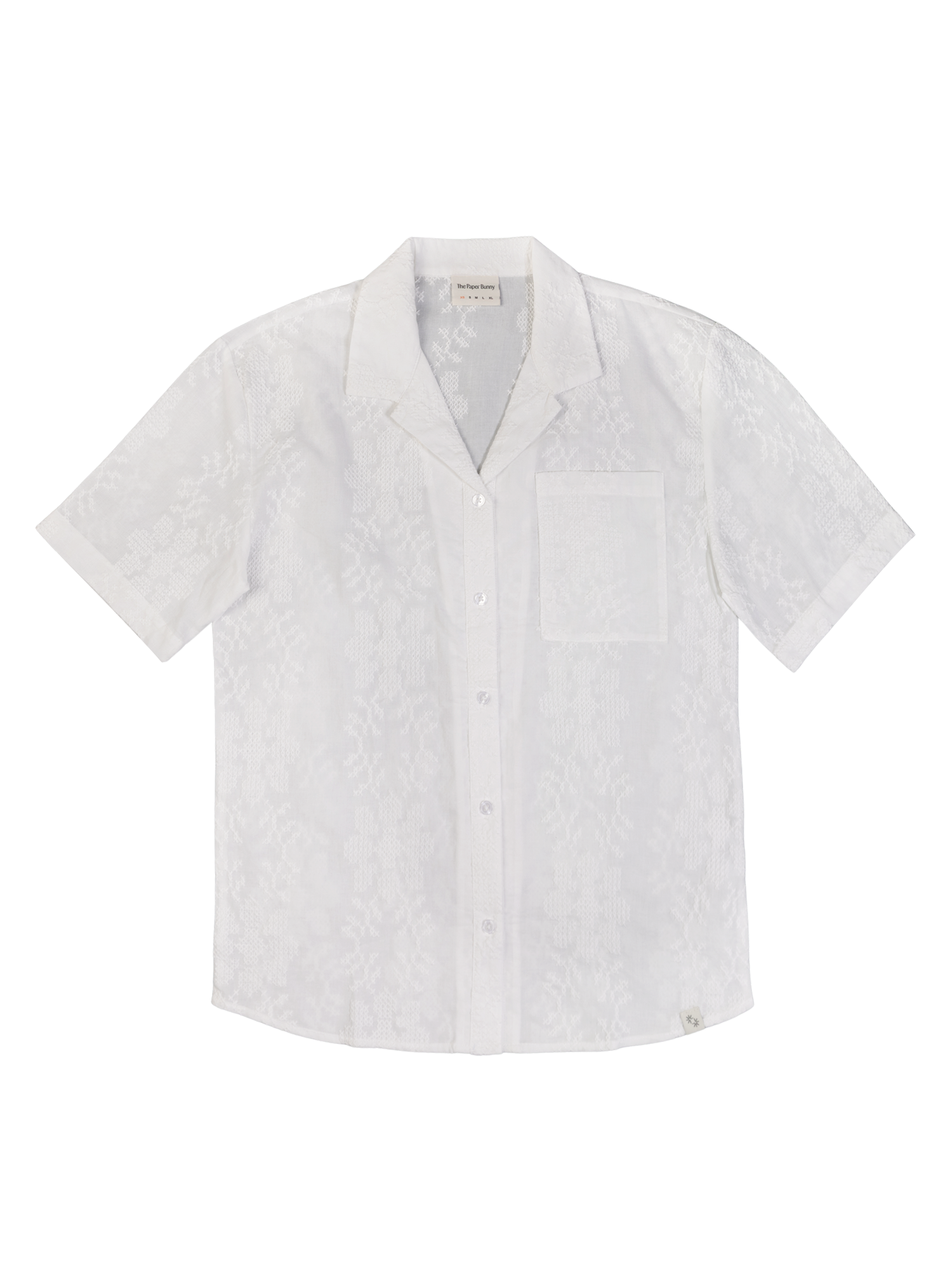 Resort Shirt (Cross-stitch Ivory)