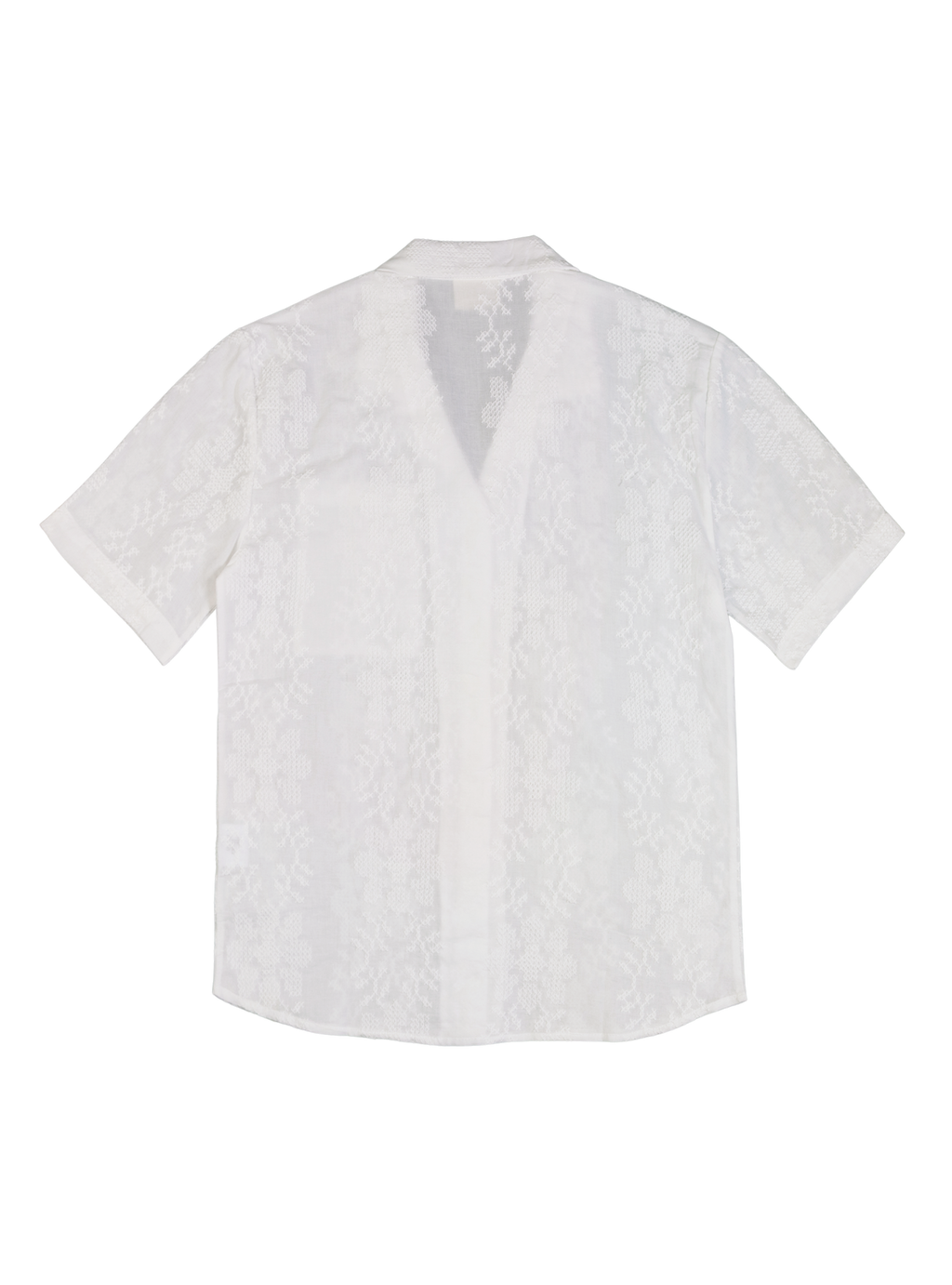Resort Shirt (Cross-stitch Ivory)