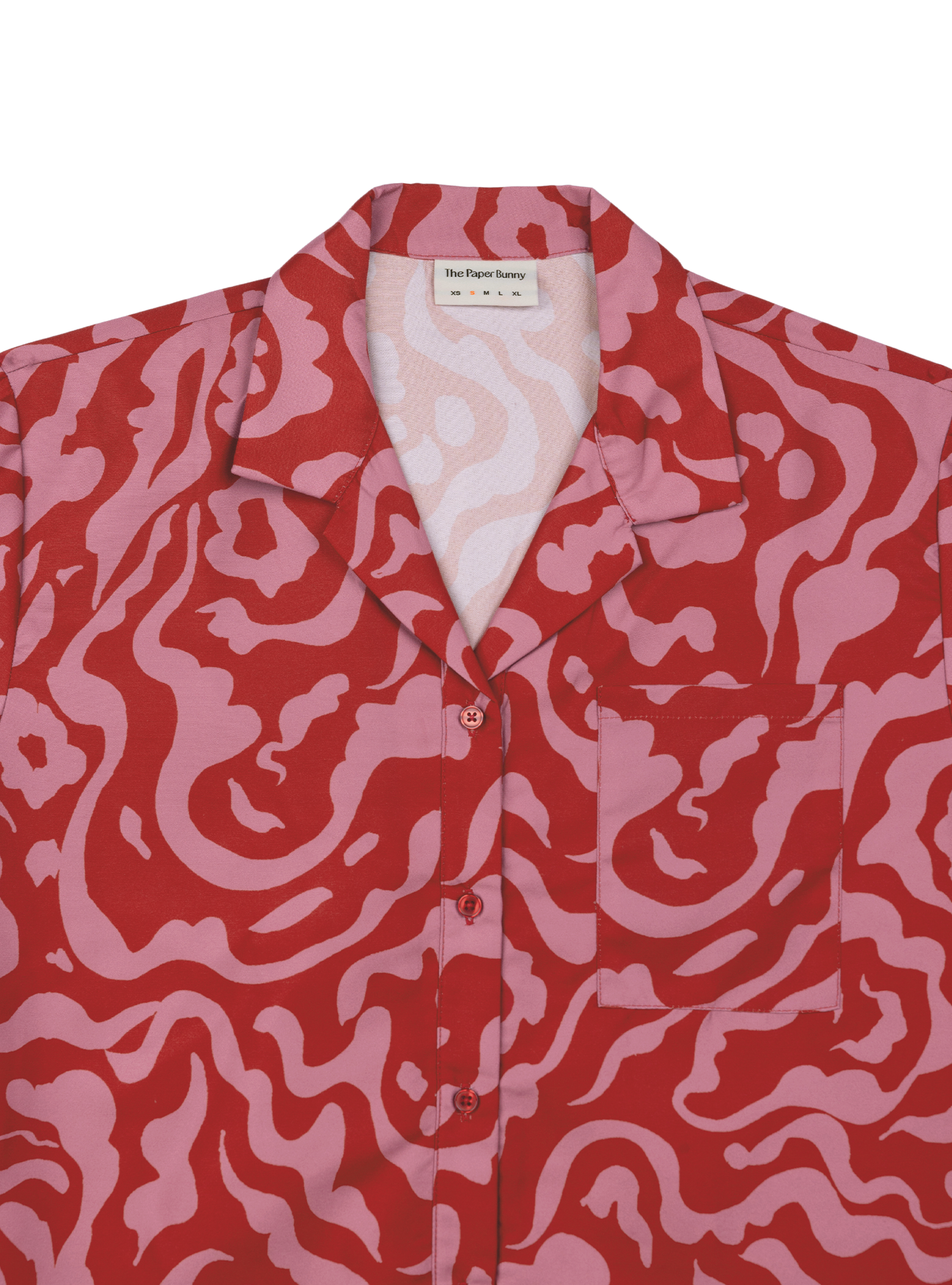 Resort Shirt (Smoke Crimson)