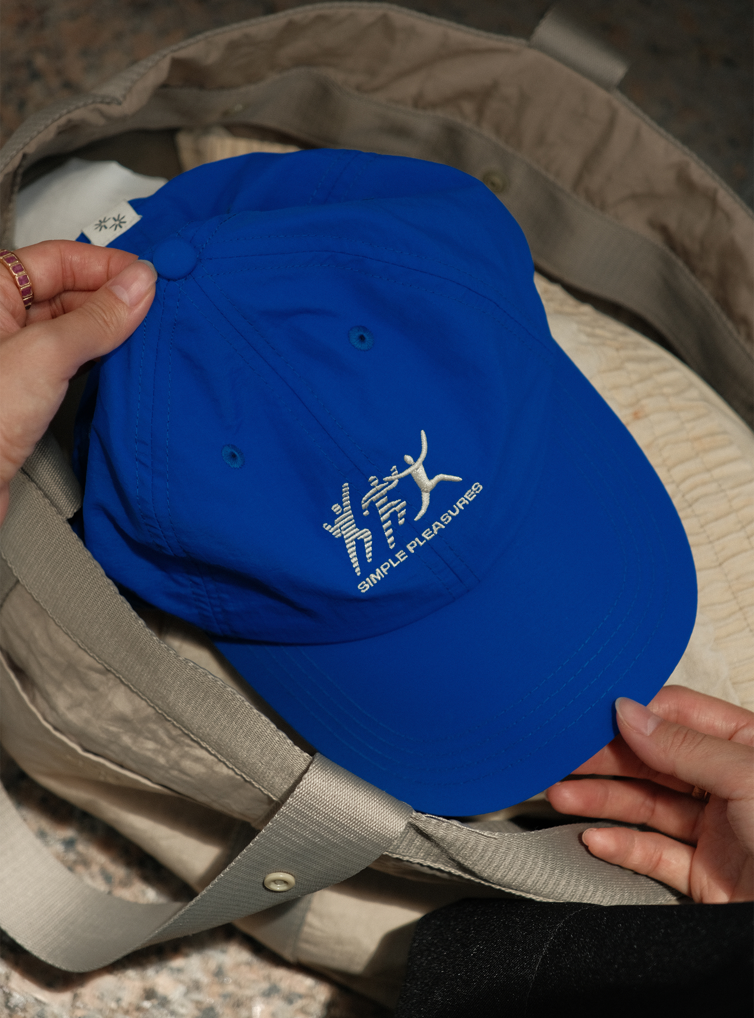 Camper Cap (Simple Pleasures Cobalt)