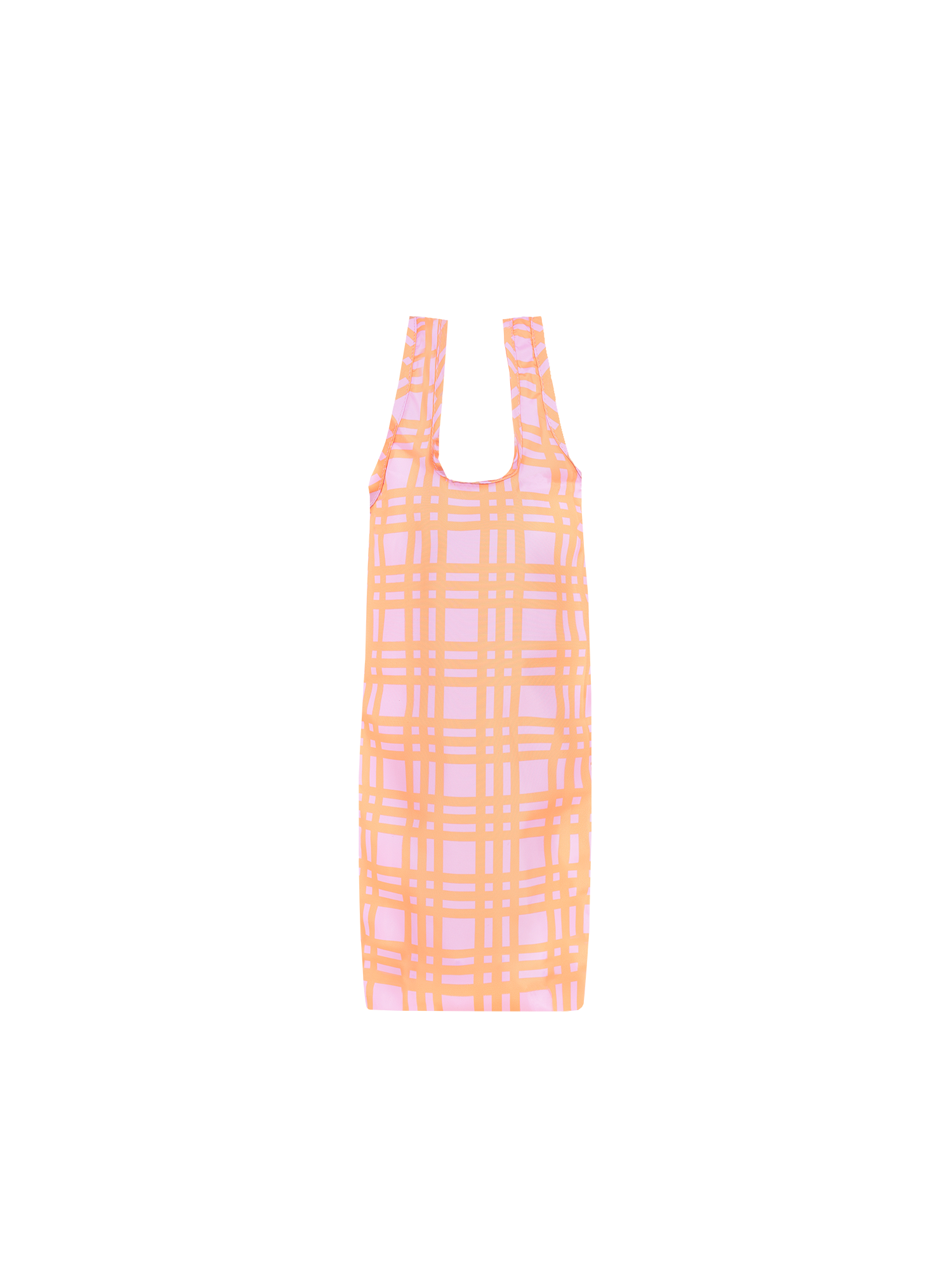 Reusable Bottle Bag (Checkered Sunset)