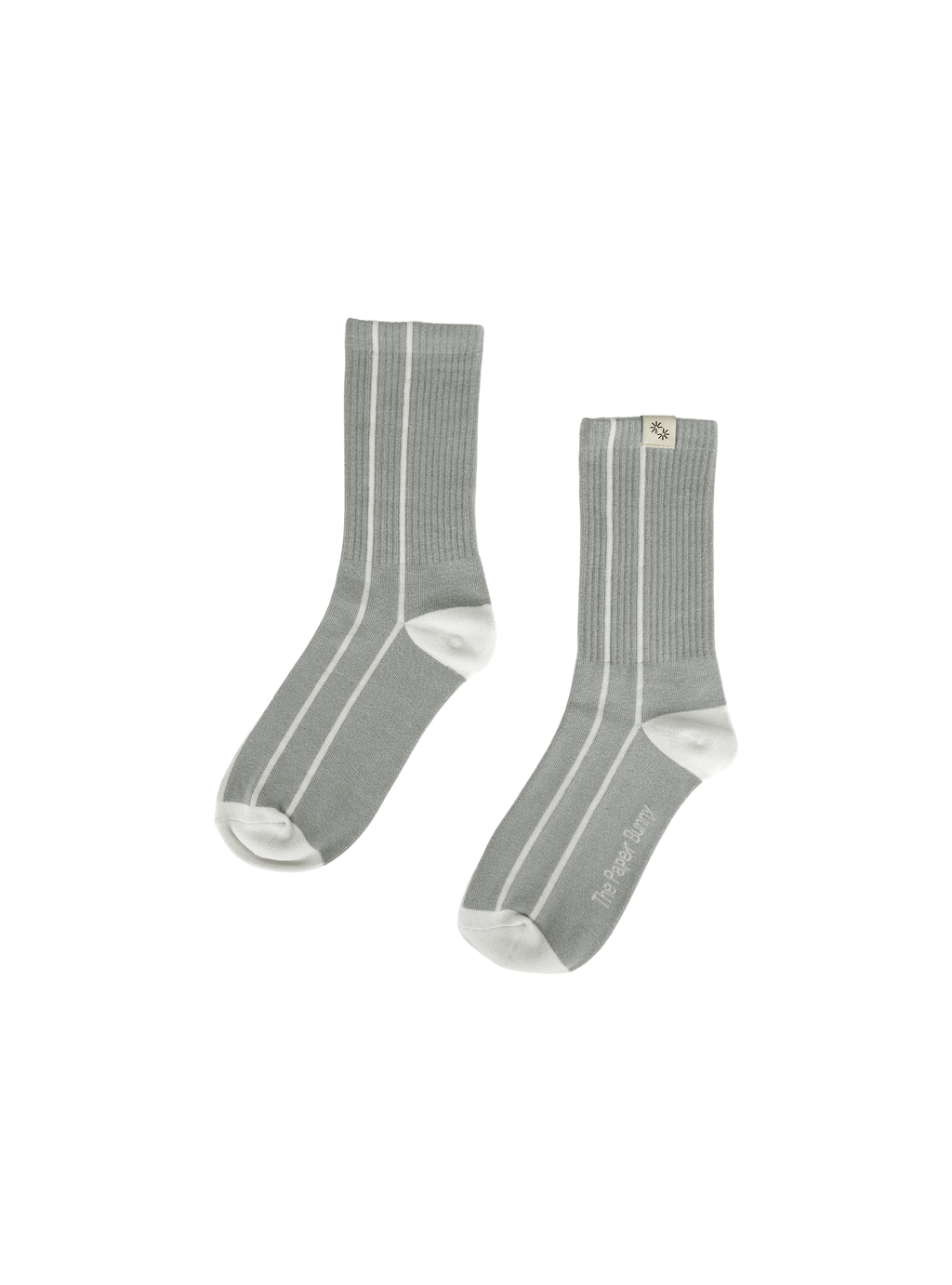 Ribbed Knit Socks (Herring)