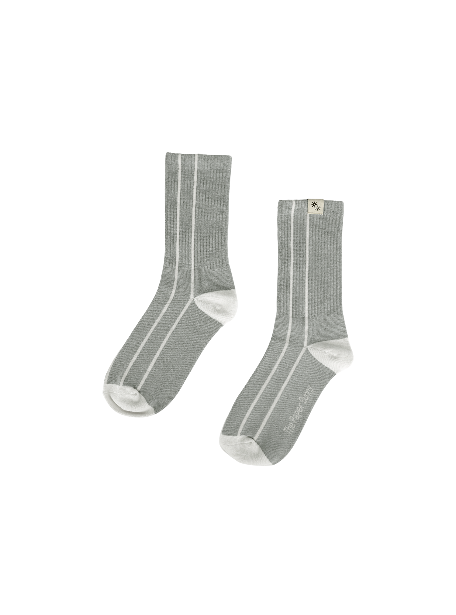 Ribbed Knit Socks (Herring)