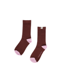 Ribbed Knit Socks (Jam)