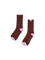 Ribbed Knit Socks (Jam)