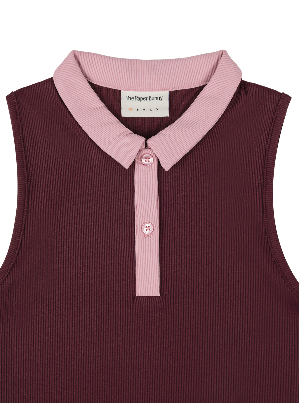 Sleeveless Polo (Pomegranate)