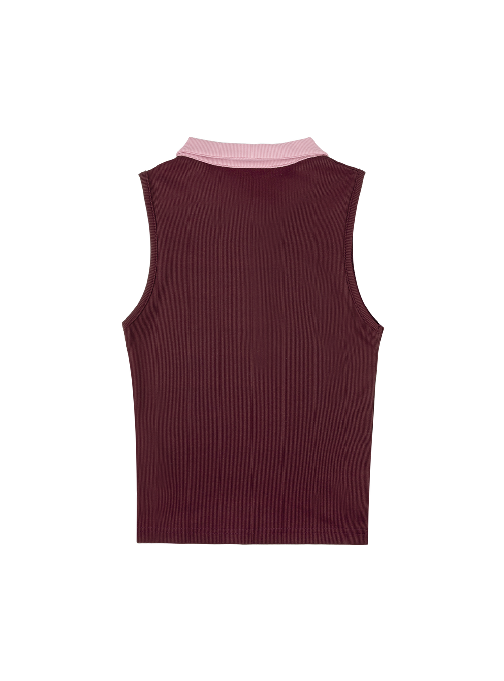 Sleeveless Polo (Pomegranate)