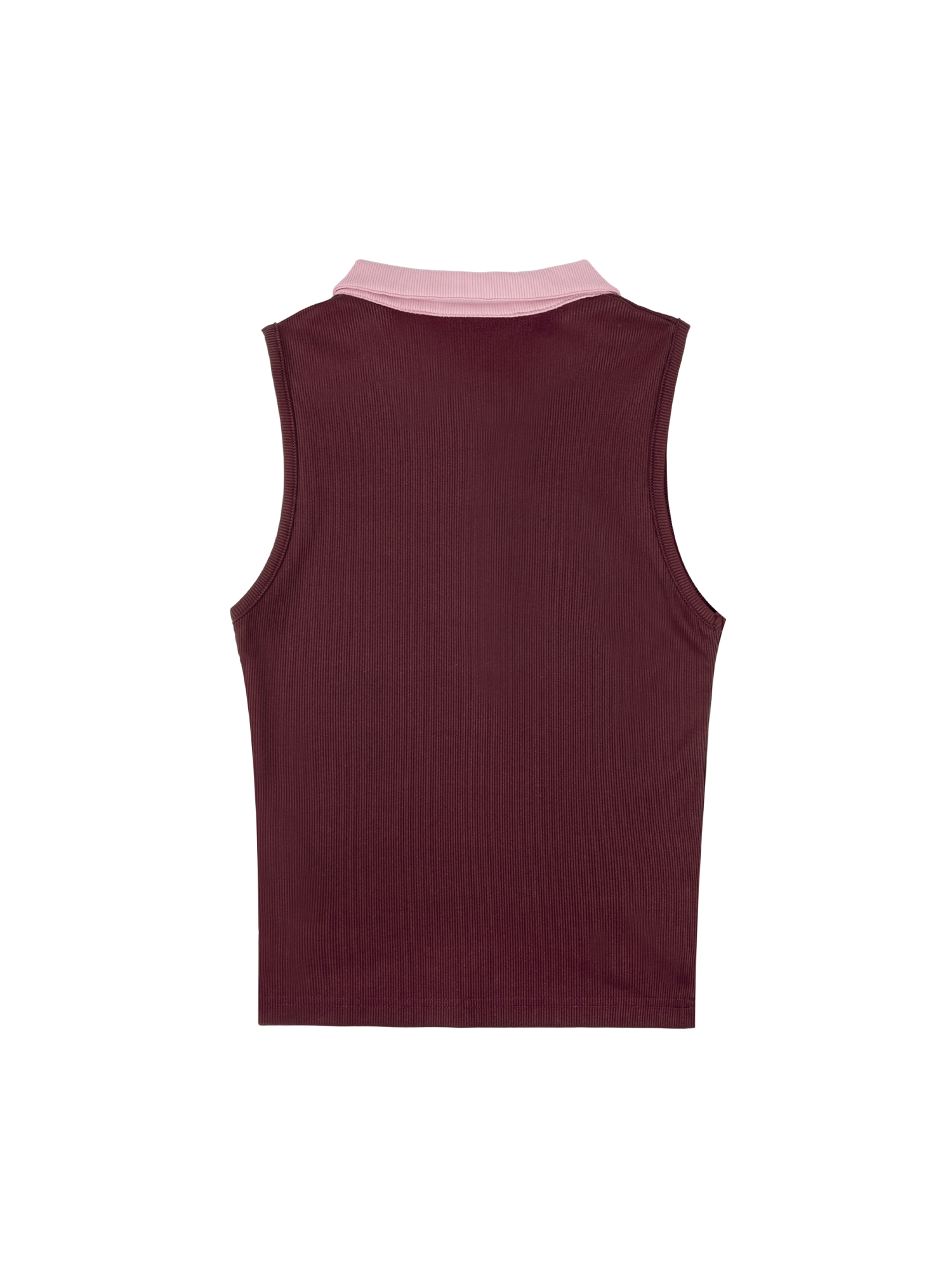 Sleeveless Polo (Pomegranate)
