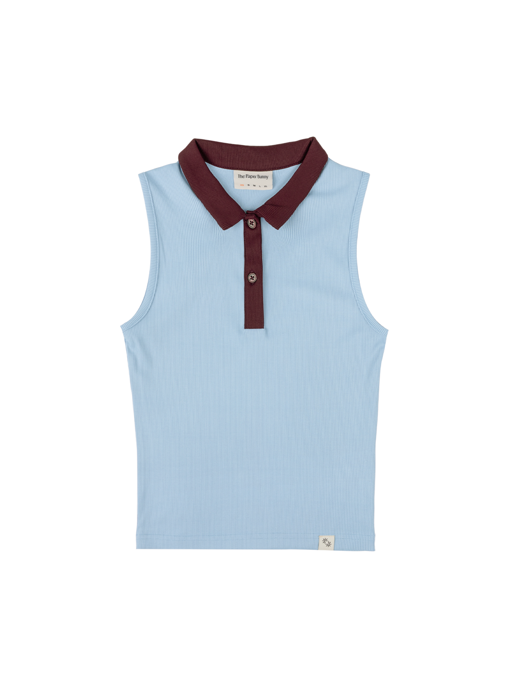 Sleeveless Polo (Powder)