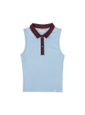 Sleeveless Polo (Powder)