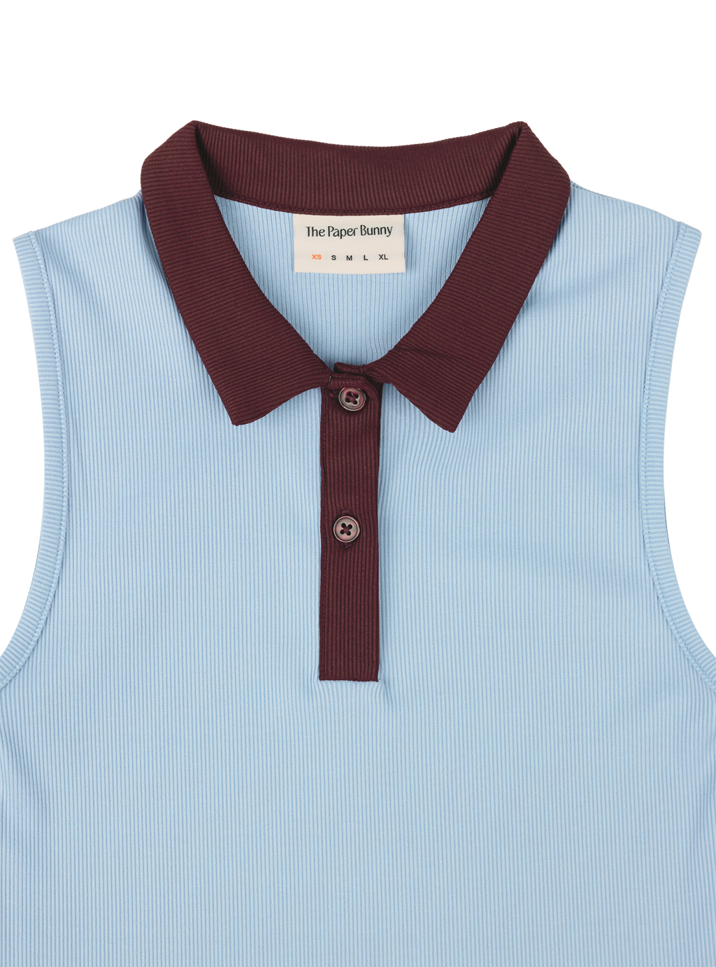 Sleeveless Polo (Powder)
